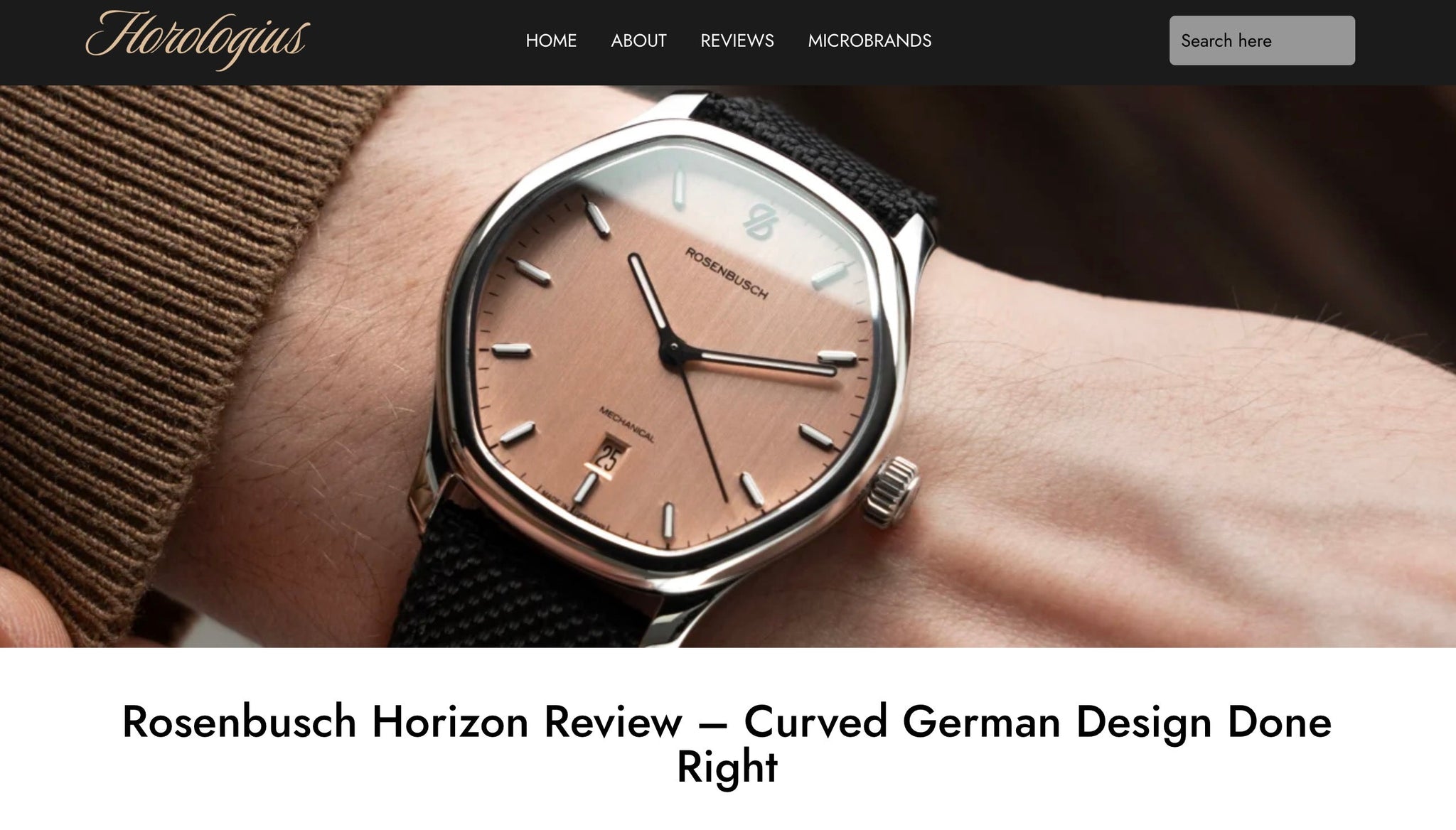 Rosenbusch Horizon – Curved German Design Done Right